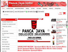 Tablet Screenshot of gudangsparepartmotor.com